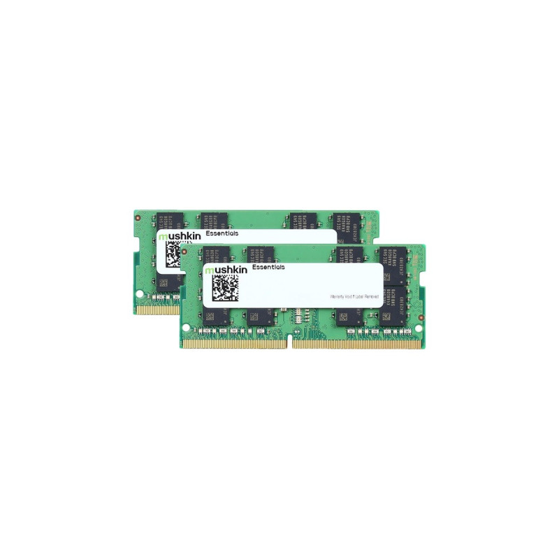 Mushkin SO-DIMM 64 GB DDR4-2933 (2x 32 GB) Dual-Kit, Arbeitsspeicher(MES4S293MF32GX2, Essentials)
