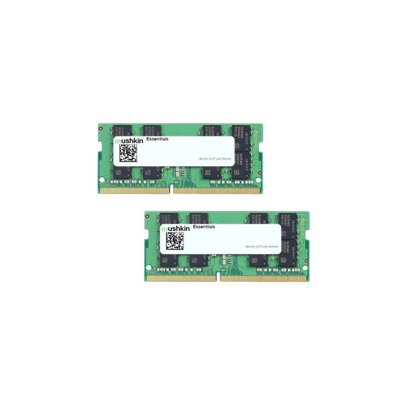 Mushkin SO-DIMM 64 GB DDR4-3200 (2x 32 GB) Dual-Kit, Arbeitsspeicher(MES4S320NF32GX2, Essentials)