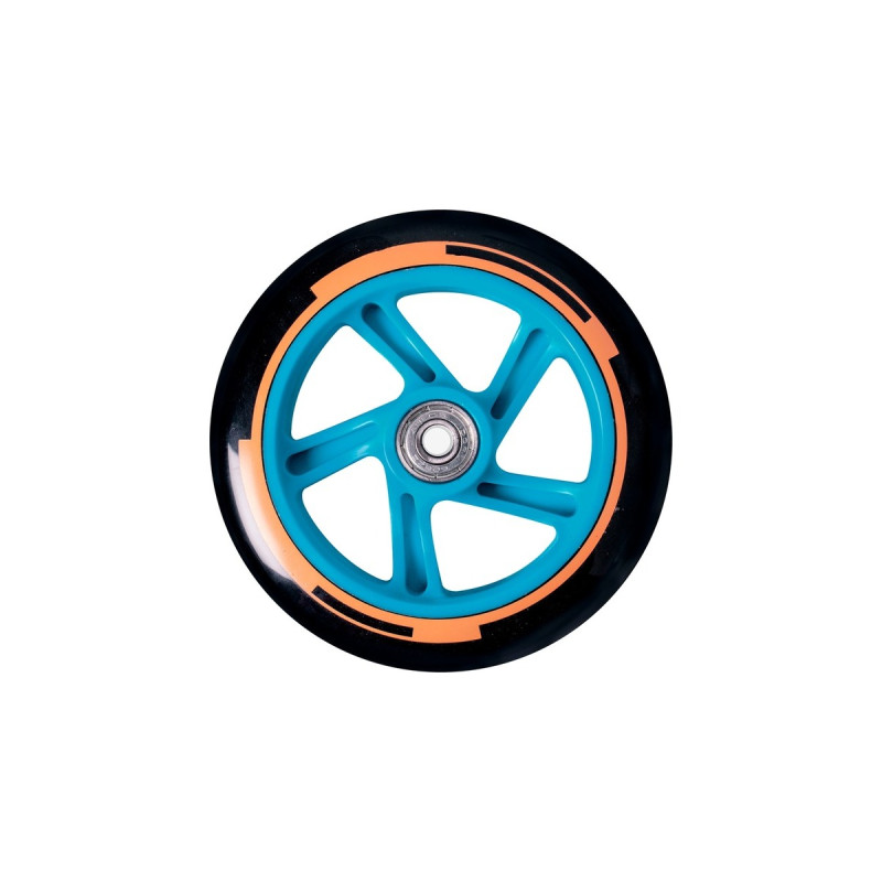 Muuwmi Aluminium Scooter 125 mm(schwarz/blau)