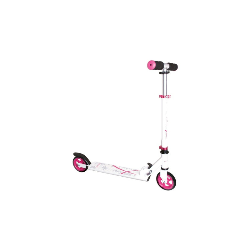 Muuwmi Aluminium Scooter 125 mm(weiß/pink)