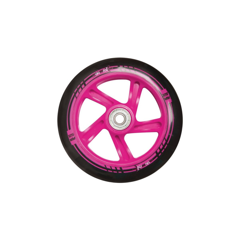 Muuwmi Aluminium Scooter 125 mm(weiß/pink)
