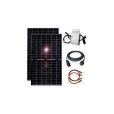 MyVoltaics Balkonkraftwerk MyBasic - doppelte Power, 800 Watt(0% MWST, 2x 400W, für Eigenbau der Unterkonstruktion)