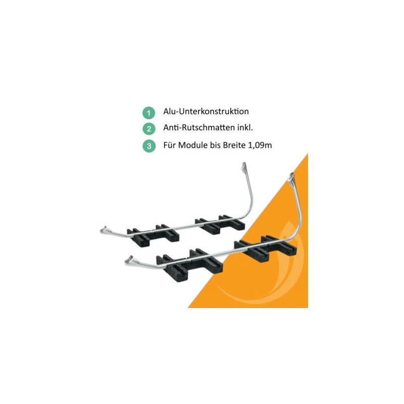 MyVoltaics Balkonkraftwerk MyCarport - einfach, 400 Watt(0% MWST, 1x 400W, für Carport / Garage mit ebener Fläche)