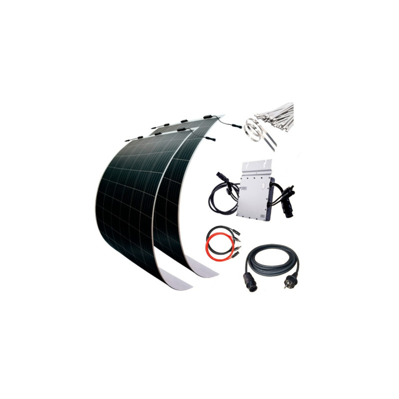 MyVoltaics Balkonkraftwerk MyUltraleicht - doppelte Power, 610 Watt(0% MWST, 2x 310W, für Gitter-Balkone)