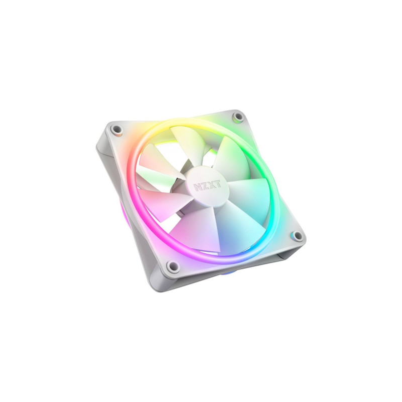 NZXT F120 RGB DUO Single 120x120x25, Gehäuselüfter(weiß, Einzellüfter, ohne Controller)