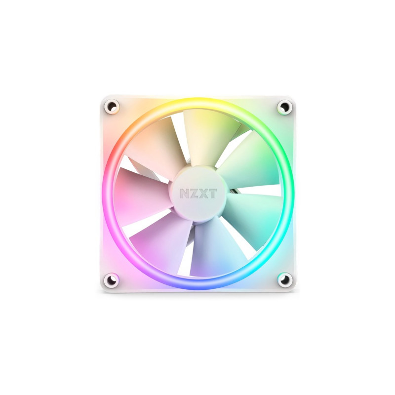 NZXT F120 RGB DUO Single 120x120x25, Gehäuselüfter(weiß, Einzellüfter, ohne Controller)