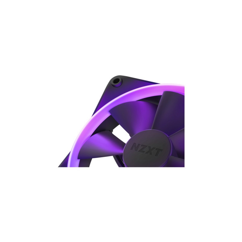 NZXT F120 RGB-Dreierpack 120x120x26, Gehäuselüfter(schwarz, 3er Pack inkl. RGB & Fan Controller)