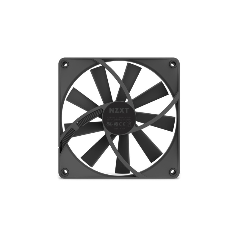 NZXT F140Q Quiet Airflow 140x140x26, Gehäuselüfter(schwarz)