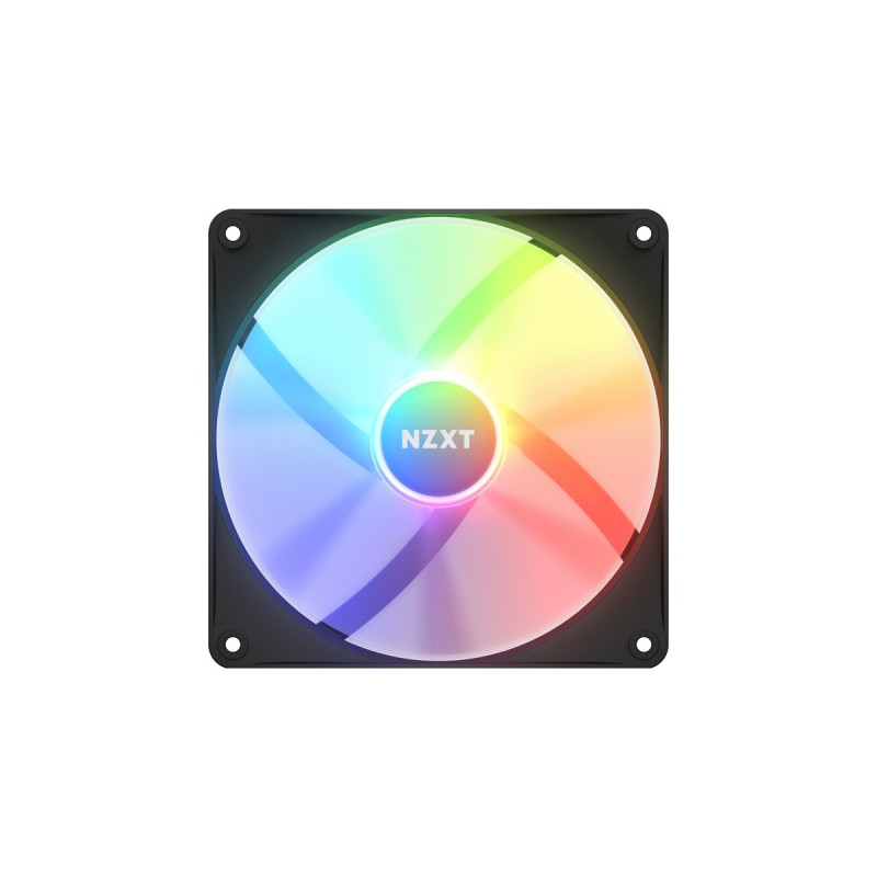 NZXT F140 RGB Core Twin Pack 140x140x26, Gehäuselüfter(schwarz, 2er Pack, inkl. RGB-Controller)