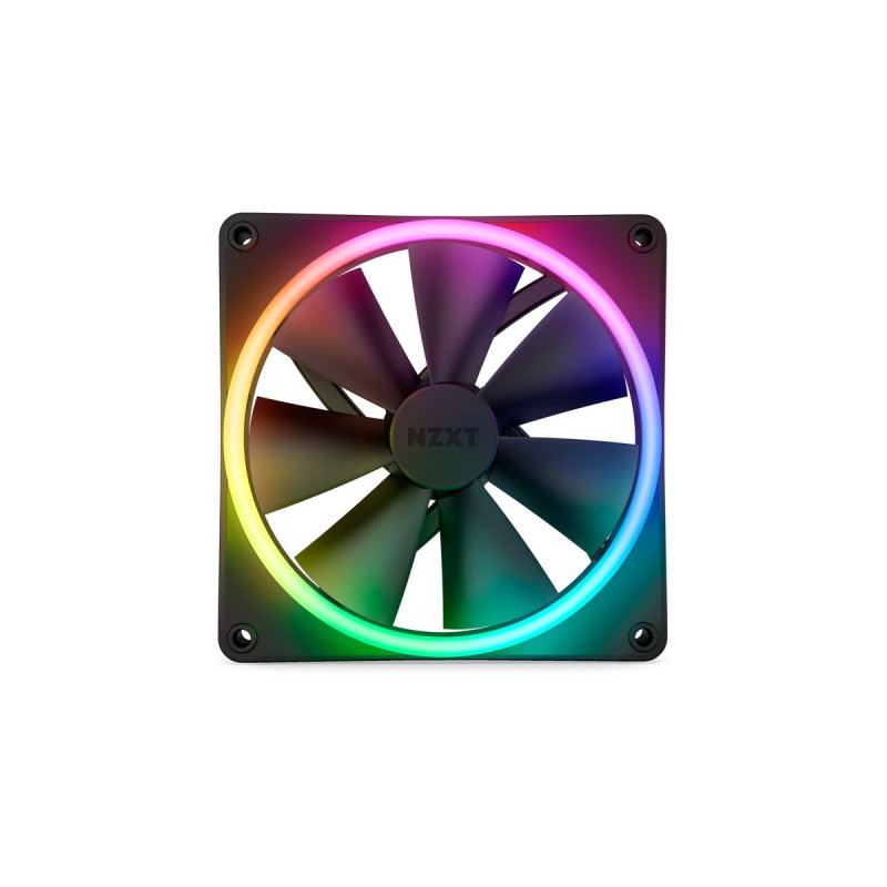 NZXT F140 RGB DUO Single 140x140x25, Gehäuselüfter(schwarz, Einzellüfter, ohne Controller)