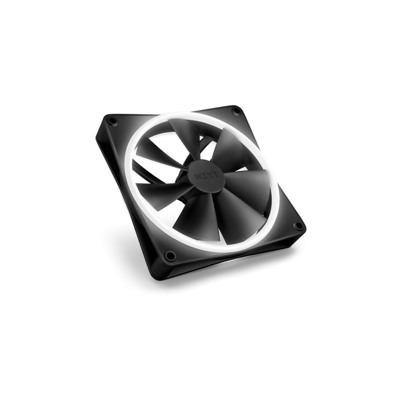 NZXT F140 RGB DUO Single 140x140x25, Gehäuselüfter(schwarz, Einzellüfter, ohne Controller)