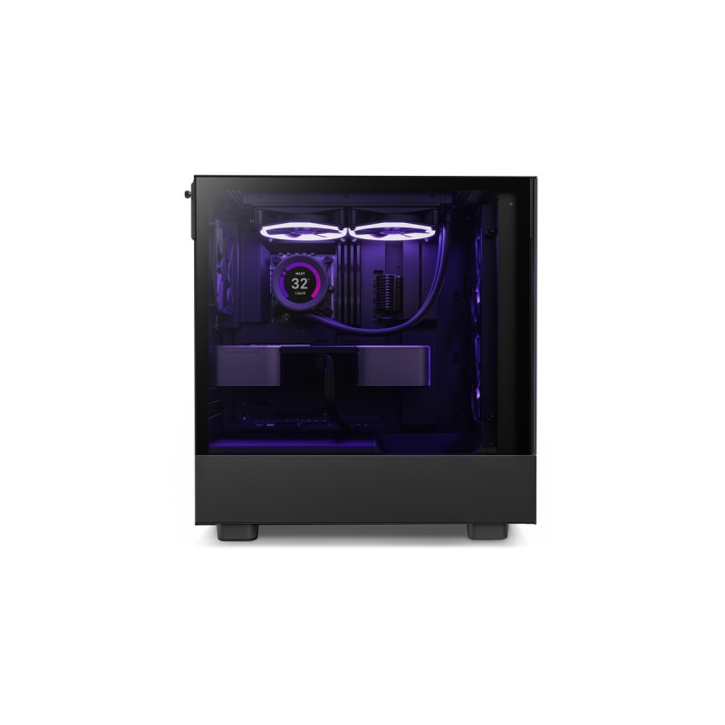 NZXT H5 Elite All Black, Tower-Gehäuse(schwarz, Tempered Glass)