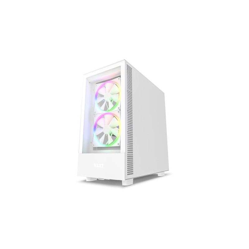 NZXT H5 Elite All White, Tower-Gehäuse(weiß (matt), Tempered Glass)