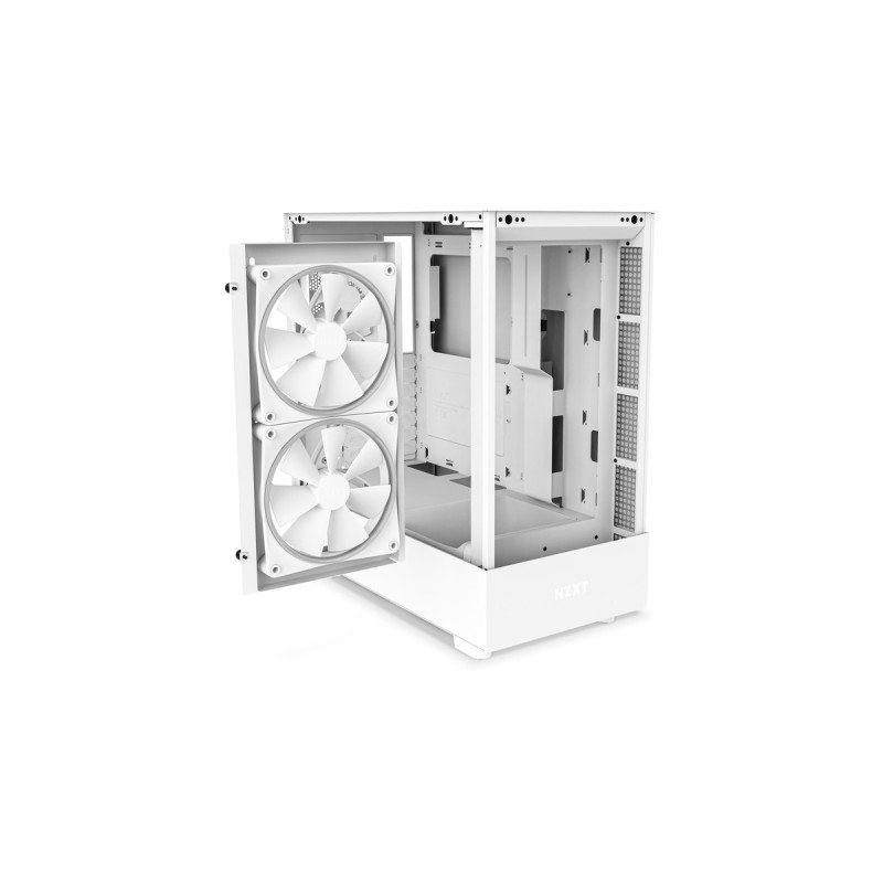 NZXT H5 Elite All White, Tower-Gehäuse(weiß (matt), Tempered Glass)
