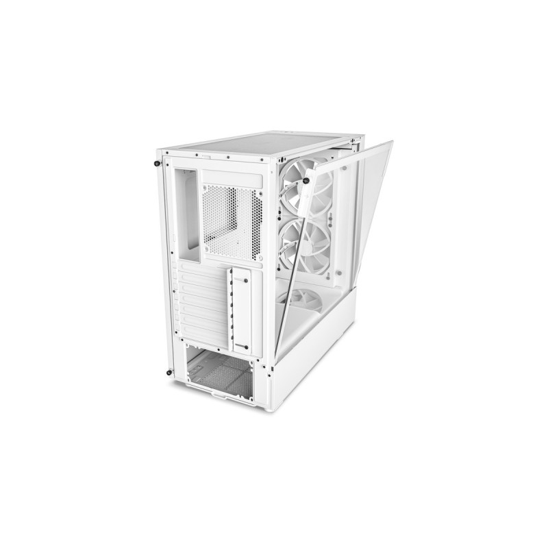 NZXT H5 Elite All White, Tower-Gehäuse(weiß (matt), Tempered Glass)