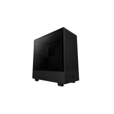 NZXT H5 Flow All Black, Tower-Gehäuse(schwarz (matt), Tempered Glass)