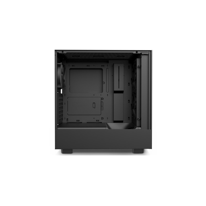 NZXT H5 Flow All Black, Tower-Gehäuse(schwarz (matt), Tempered Glass)