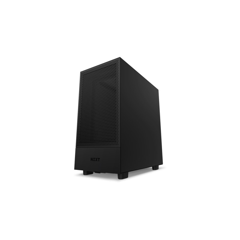 NZXT H5 Flow All Black, Tower-Gehäuse(schwarz (matt), Tempered Glass)