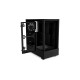NZXT H5 Flow All Black, Tower-Gehäuse(schwarz (matt), Tempered Glass)