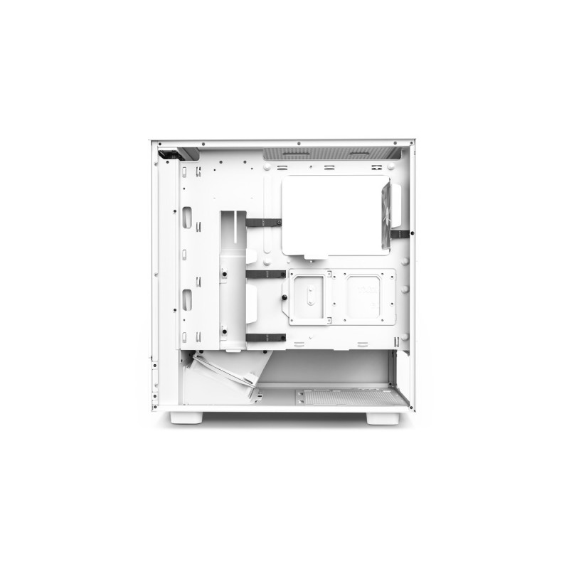 NZXT H5 Flow All White, Tower-Gehäuse(weiß (matt), Tempered Glass)