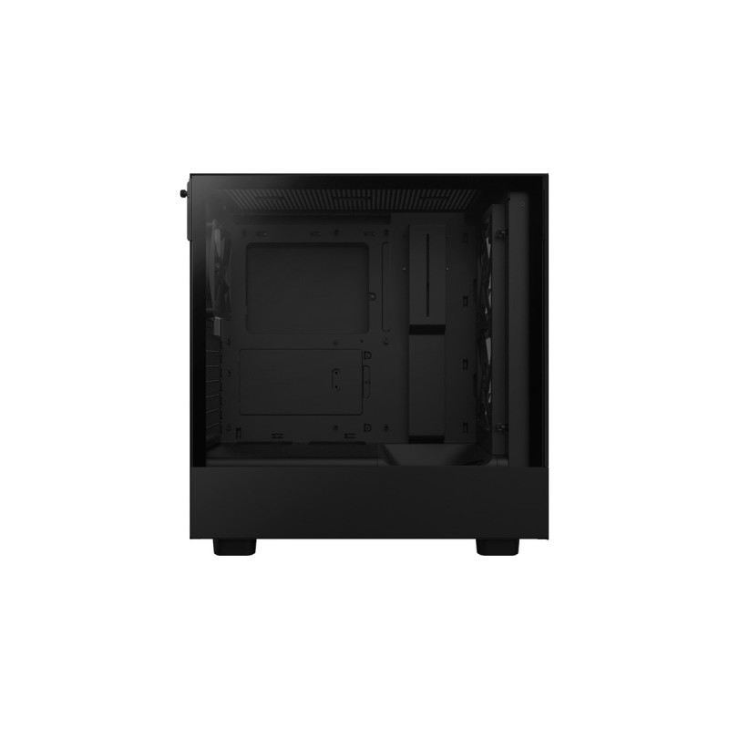 NZXT H5 Flow RGB All Black, Tower-Gehäuse(schwarz (matt),Tempered Glass)