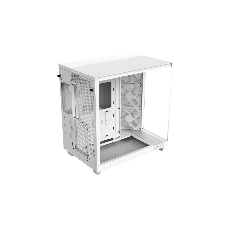 NZXT H6 Flow RGB, Tower-Gehäuse(weiß, Tempered Glass)