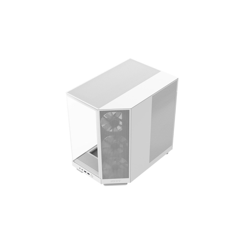 NZXT H6 Flow RGB, Tower-Gehäuse(weiß, Tempered Glass)