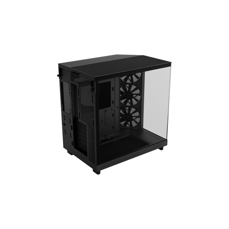 NZXT H6 Flow , Tower-Gehäuse(schwarz, Tempered Glass)