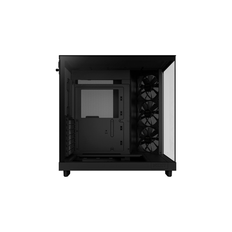 NZXT H6 Flow , Tower-Gehäuse(schwarz, Tempered Glass)