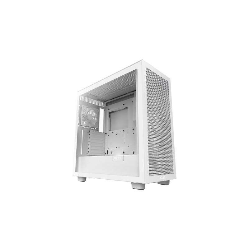 NZXT H7 Flow White, Tower-Gehäuse(weiß (matt), Tempered Glass)