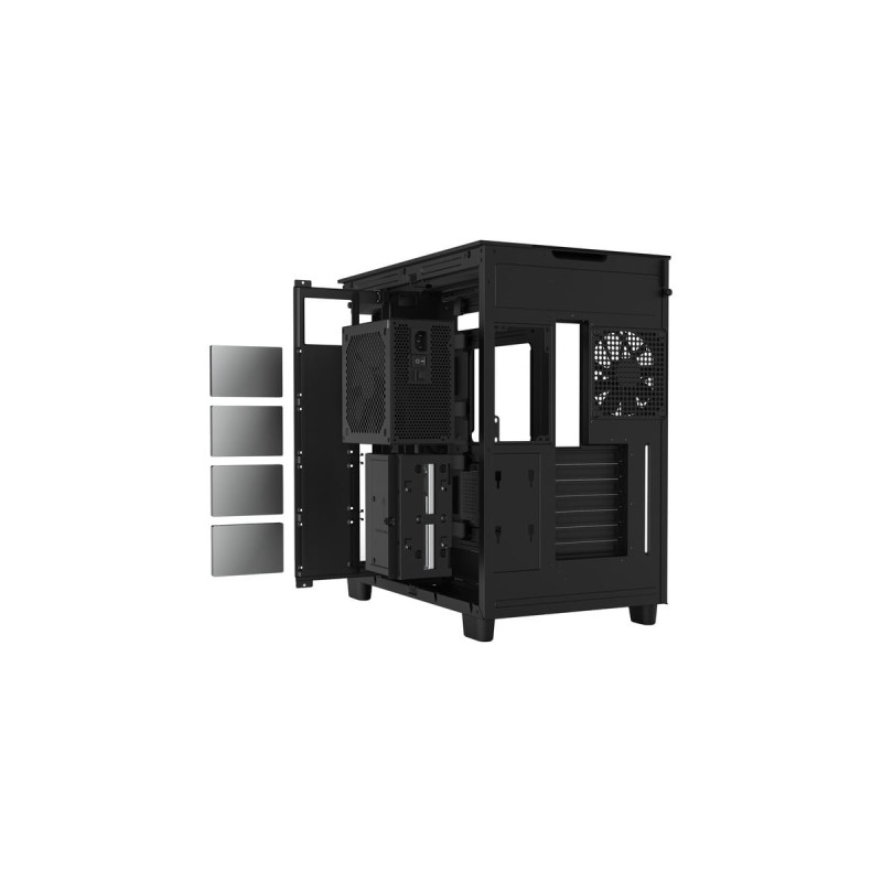 NZXT H9 Elite All Black, Tower-Gehäuse(schwarz, Tempered Glass, Outlet)