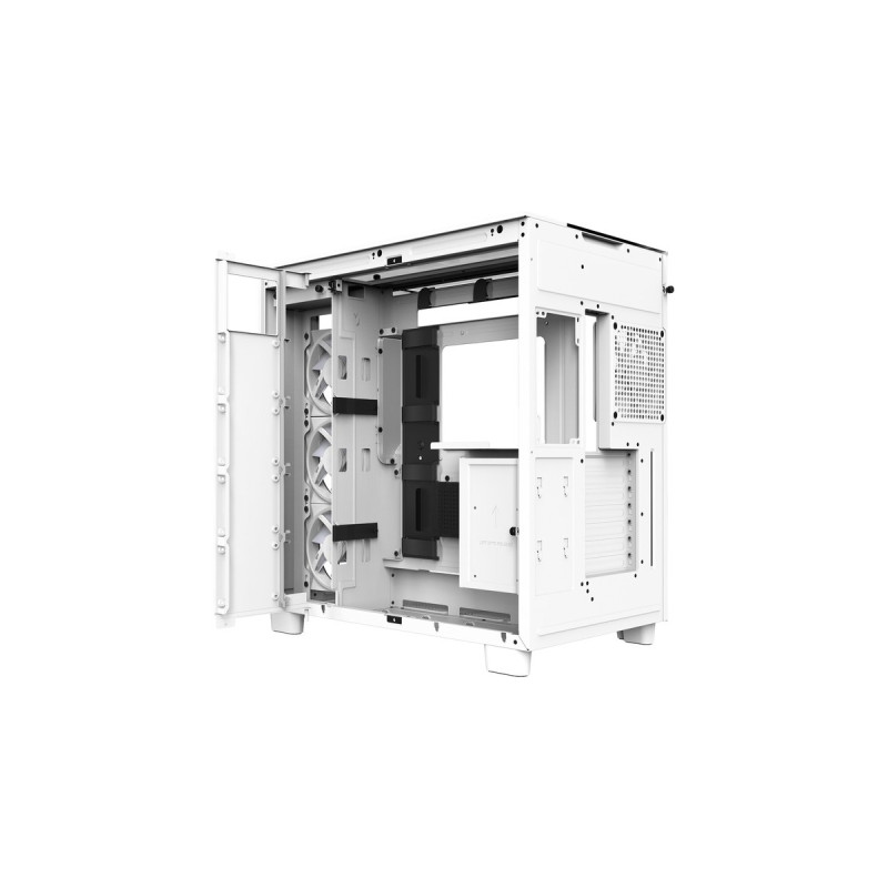 NZXT H9 Elite All White, Tower-Gehäuse(weiß, Tempered Glass)