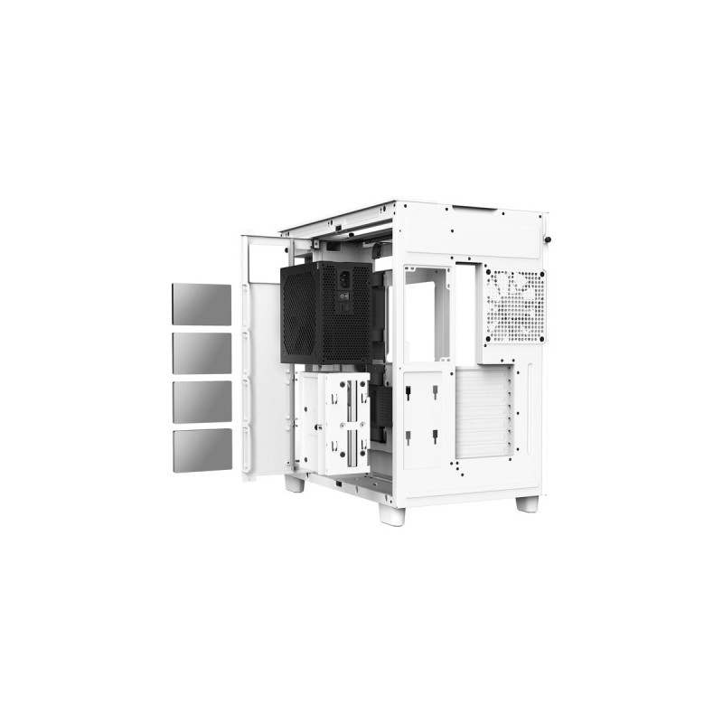 NZXT H9 Elite All White, Tower-Gehäuse(weiß, Tempered Glass)