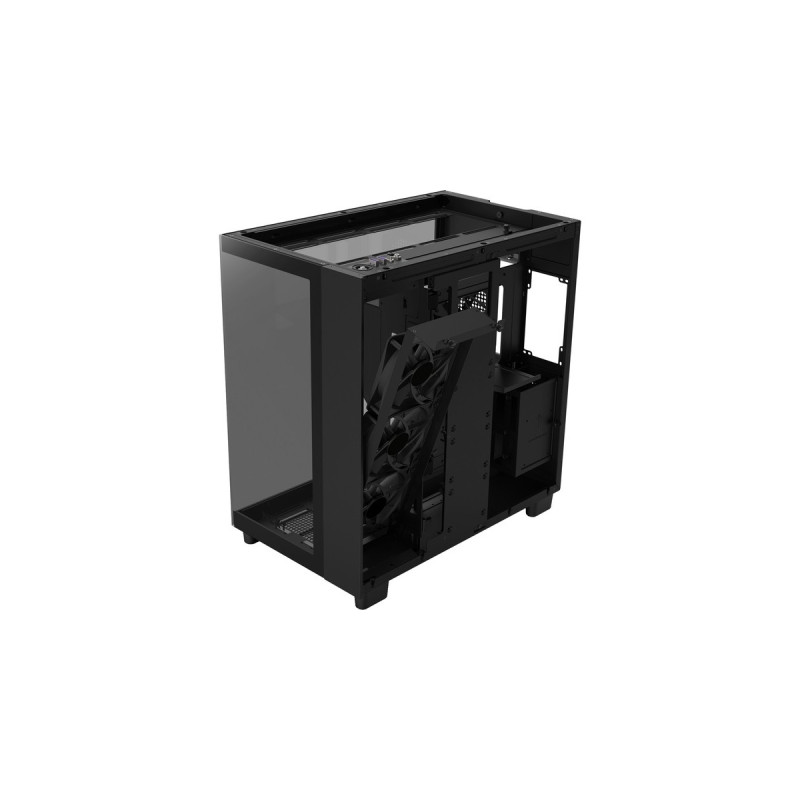 NZXT H9 Flow All Black, Tower-Gehäuse(schwarz, Tempered Glass)