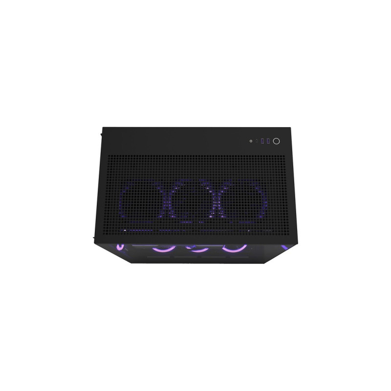 NZXT H9 Flow All Black, Tower-Gehäuse(schwarz, Tempered Glass)