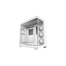 NZXT H9 Flow All White, Tower-Gehäuse(weiß, Tempered Glass)