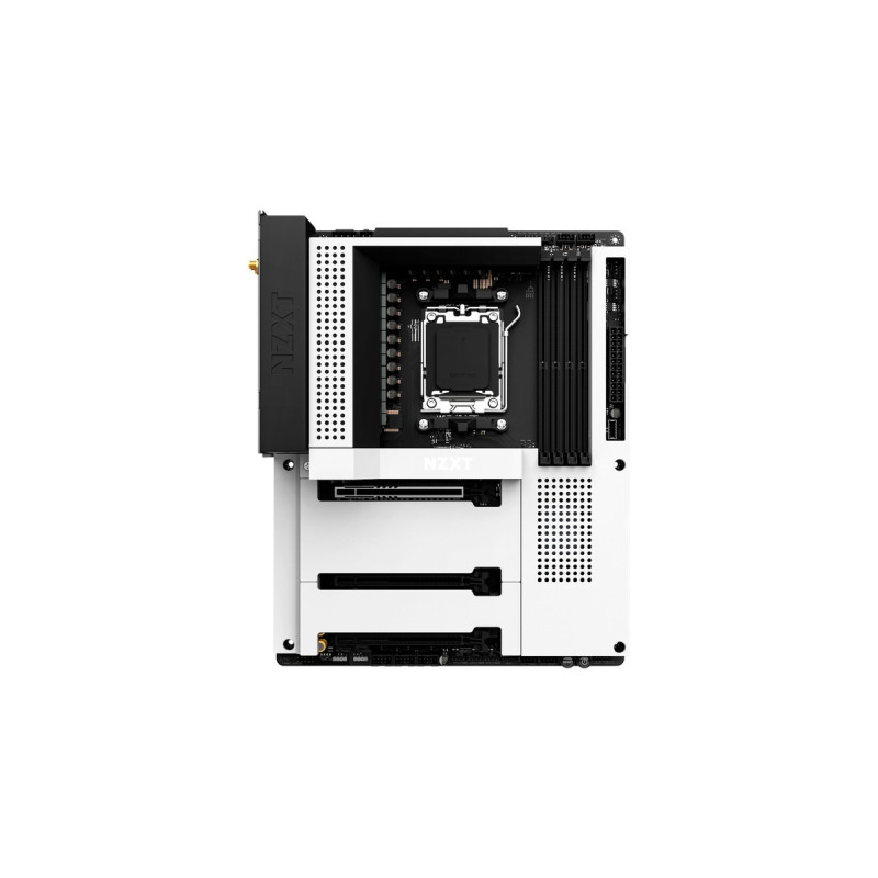 NZXT N7 B650E Matte White, Mainboard(weiß)