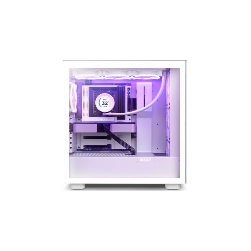 NZXT N7 B650E Matte White, Mainboard(weiß)
