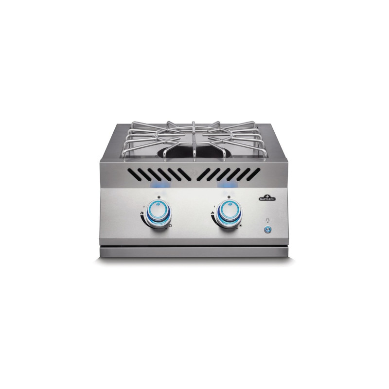 Napoleon 700-Einbau Power-Wokbrenner, Gaskocher(edelstahl, mit Edelstahl-Deckel)