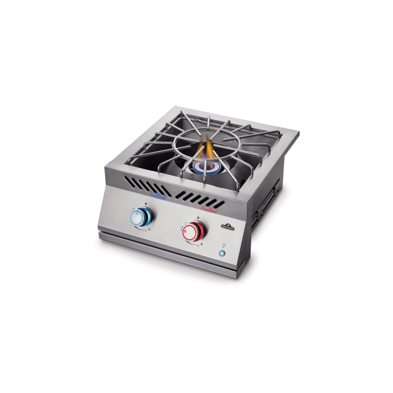 Napoleon 700-Einbau Power-Wokbrenner, Gaskocher(edelstahl, mit Edelstahl-Deckel)