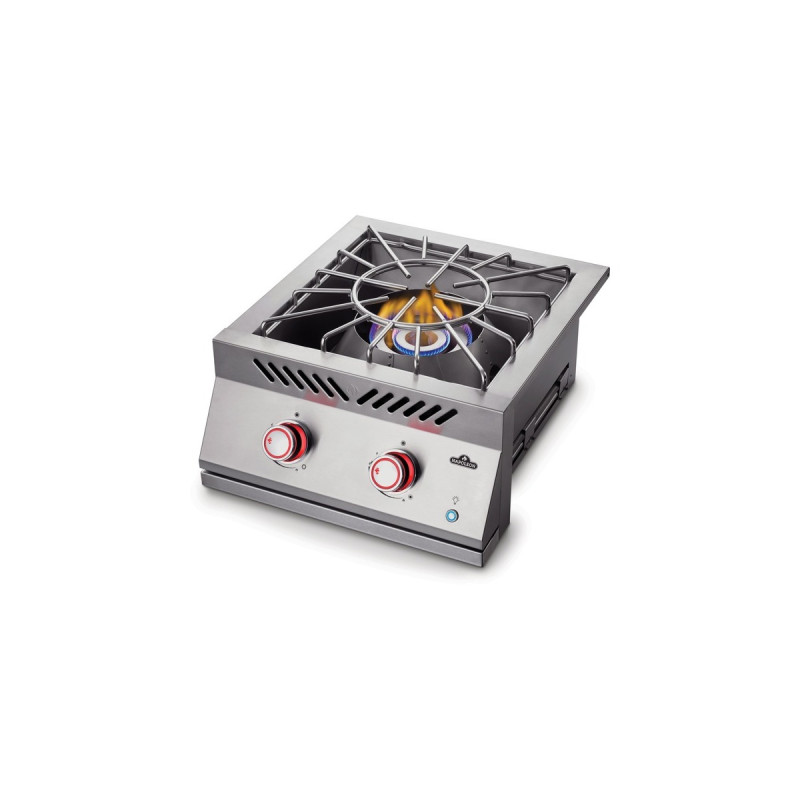 Napoleon 700-Einbau Power-Wokbrenner, Gaskocher(edelstahl, mit Edelstahl-Deckel)