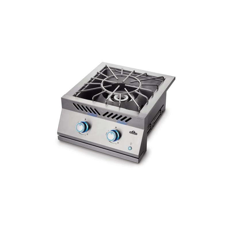 Napoleon 700-Einbau Power-Wokbrenner, Gaskocher(edelstahl, mit Edelstahl-Deckel)