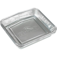 Napoleon Alu-Fettauffangschalen 16,5cm x 16cm für TravelQ-Serie, Tropfschale(silber, 5 Stück)