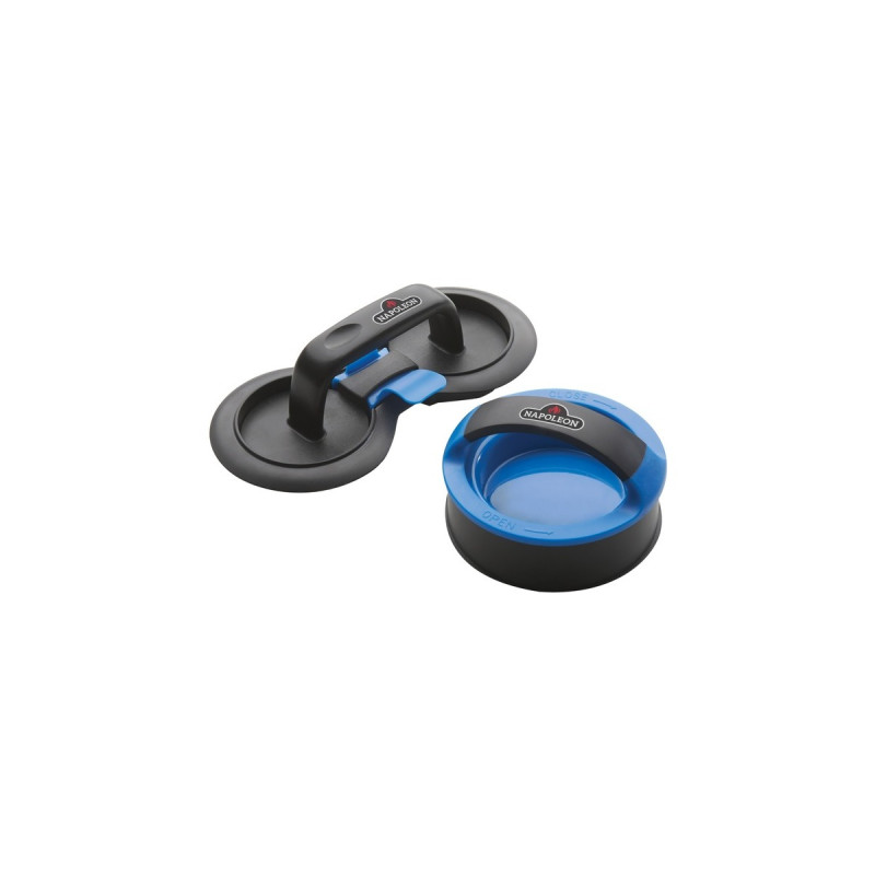 Napoleon Burgerpresse-Set(schwarz/blau)