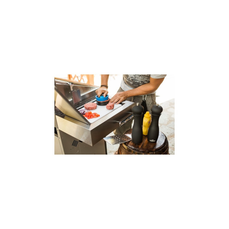 Napoleon Burgerpresse-Set(schwarz/blau)