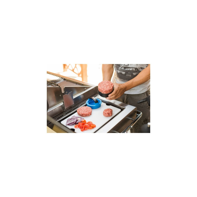 Napoleon Burgerpresse-Set(schwarz/blau)