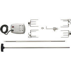 Napoleon Drehspieß-Set Commercial Quality für Prestige PRO™ 825, Grillspieß(silber/schwarz)