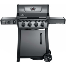 Napoleon Gasgrill Freestyle 425 SIB Graphit "Robin Schulz"(graphit/schwarz, mit SIZZLE ZONE und Robin Schulz Barbecue Zubehör-Set)