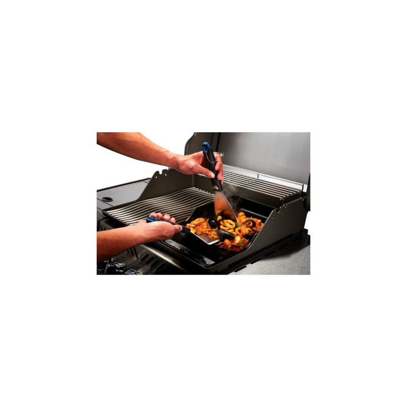 Napoleon Gasgrill Freestyle 425 SIB Graphit, mit SIZZLE ZONE + Plancha + Tool(graphit/schwarz, Aktionspaket 