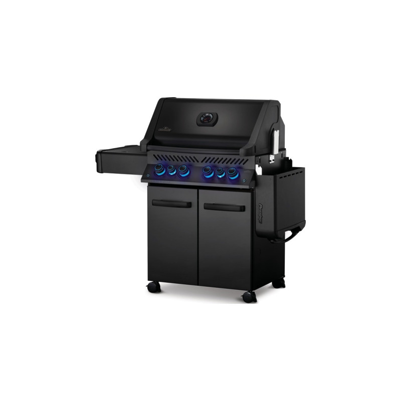 Napoleon Gasgrill Prestige 500 Phantom, mit SIZZLE ZONE(schwarz (matt), Modell 2023)